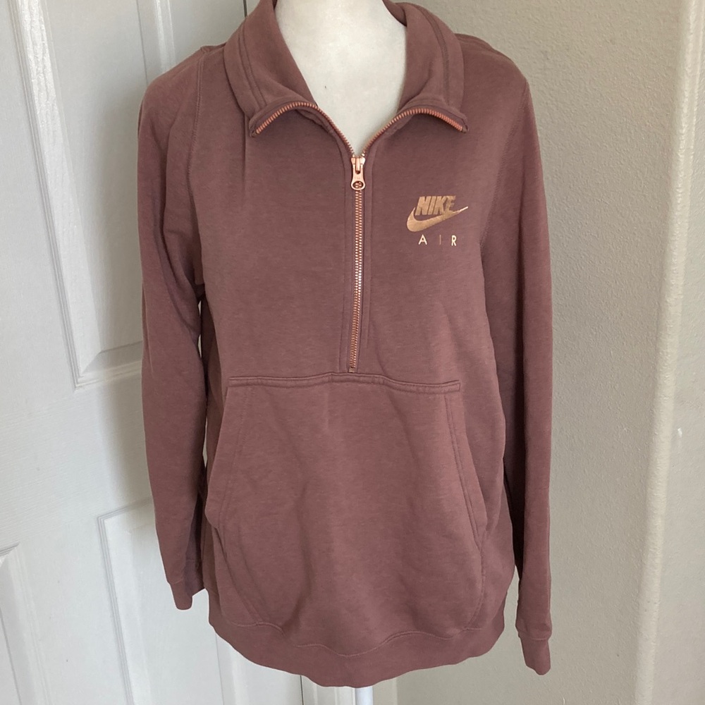 Nike Air Dusty Rose Zip-Up Hoodie Sz S